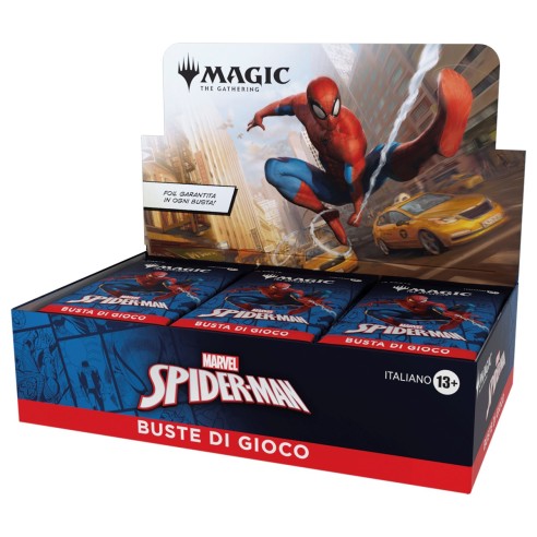 Magic The Gathering Marvel Spider-Man Display Play Booster 30 bustine ITA