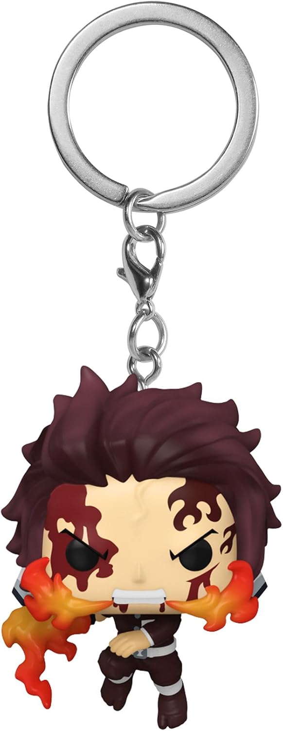 Portachiavi Funko Pop Demon Slayer Tanjiro Kamado Sun Breathing
