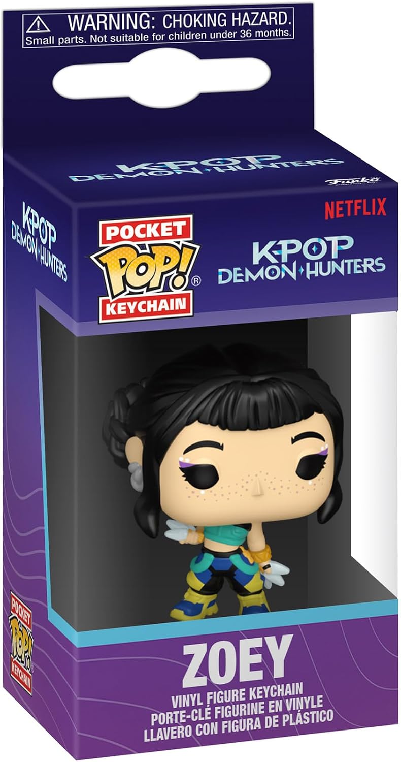 Funko Pop Keychain KPOP Demon Hunters Zoey